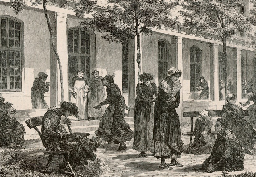Victorian era medical setting representing 1800s women's health
